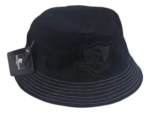 Gorro Colo Colo Barra estilo Bucket. Ideal para el estadio