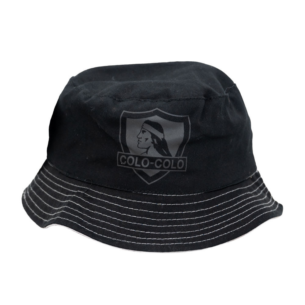 Gorro Colo Colo Barra estilo Bucket. Ideal para el estadio