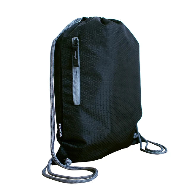 Bolso con cordel tipo morral - Colo Colo Ripstop deporte futbol bolsillos cremallera